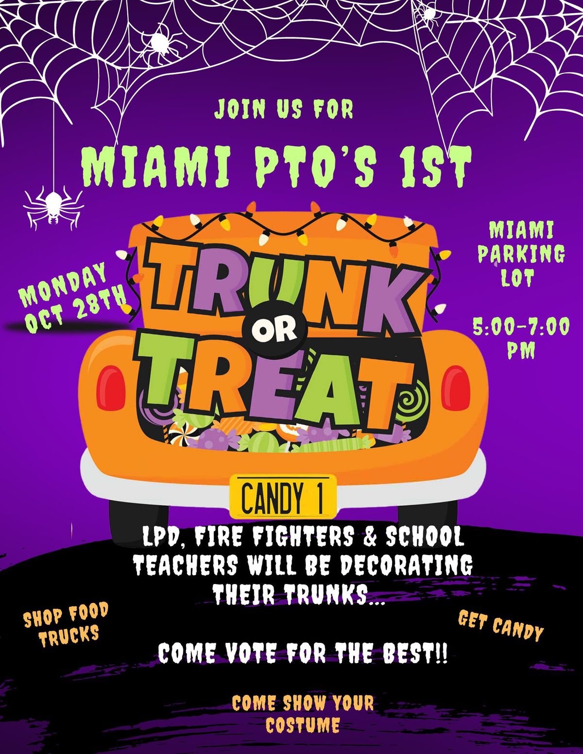 Miami PTO Trunk or Treat