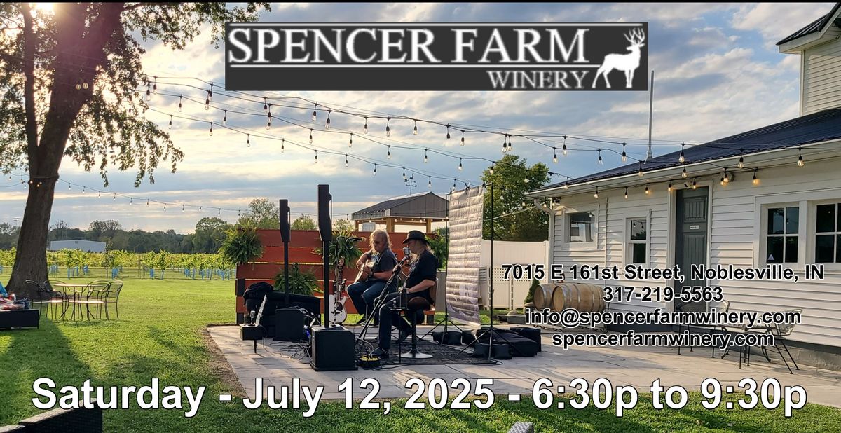 The Pope & Guitarlos Show @ Spencer Farm Winery "Summer Concert Series"