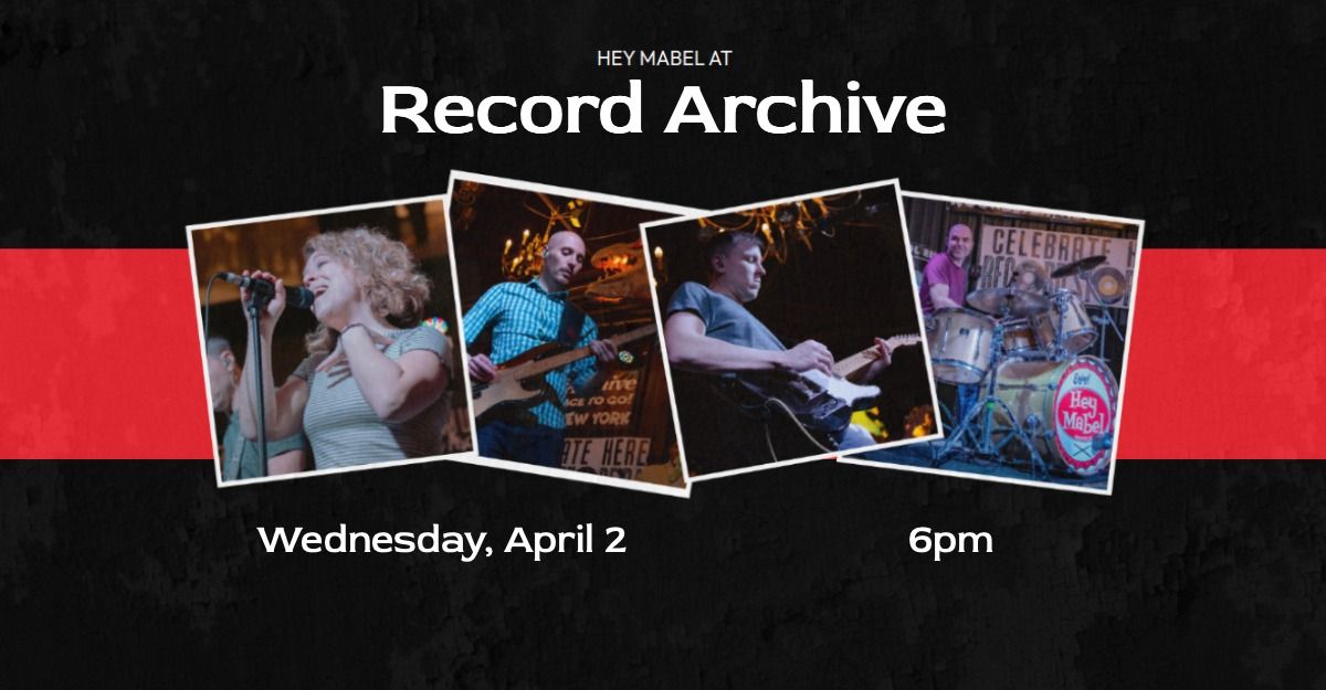 Happy Hour with Hey Mabel at Record Archive Backroom Lounge