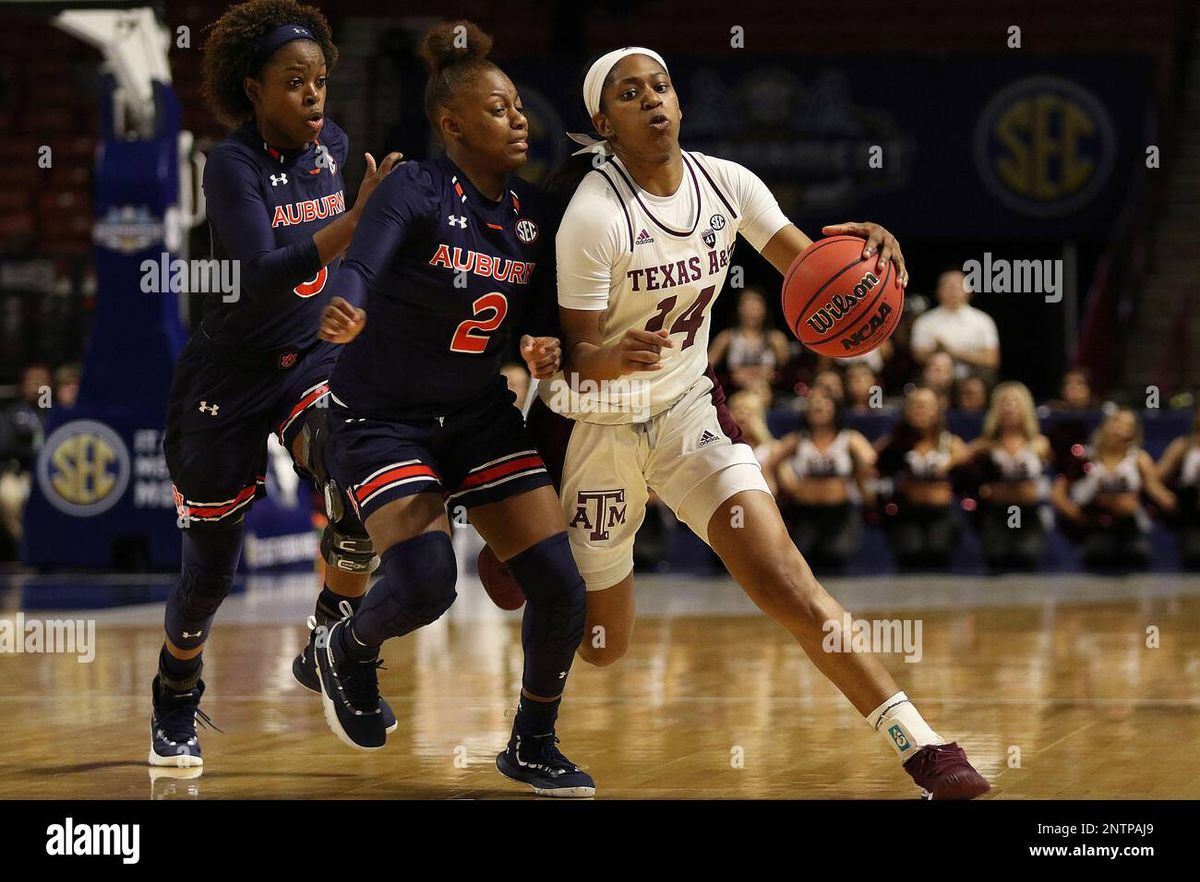 Texas A&M Aggies at Auburn Tigers Womens Basketball