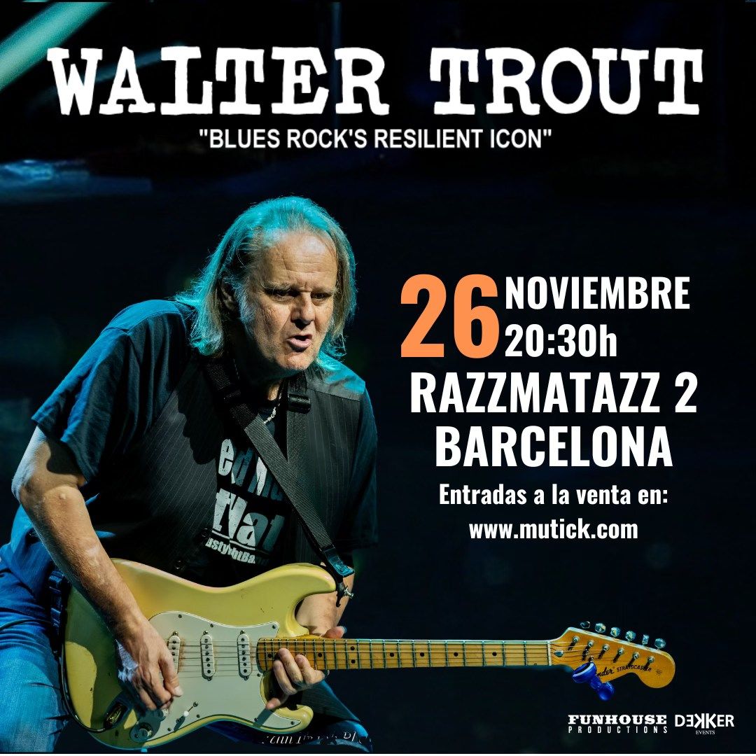 Walter Trout en Barcelona