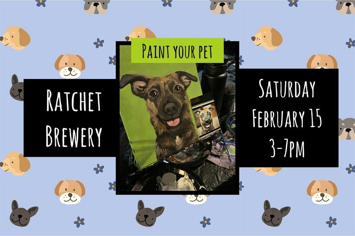 Paint Your Pet at Ratchet Brewing in Salem