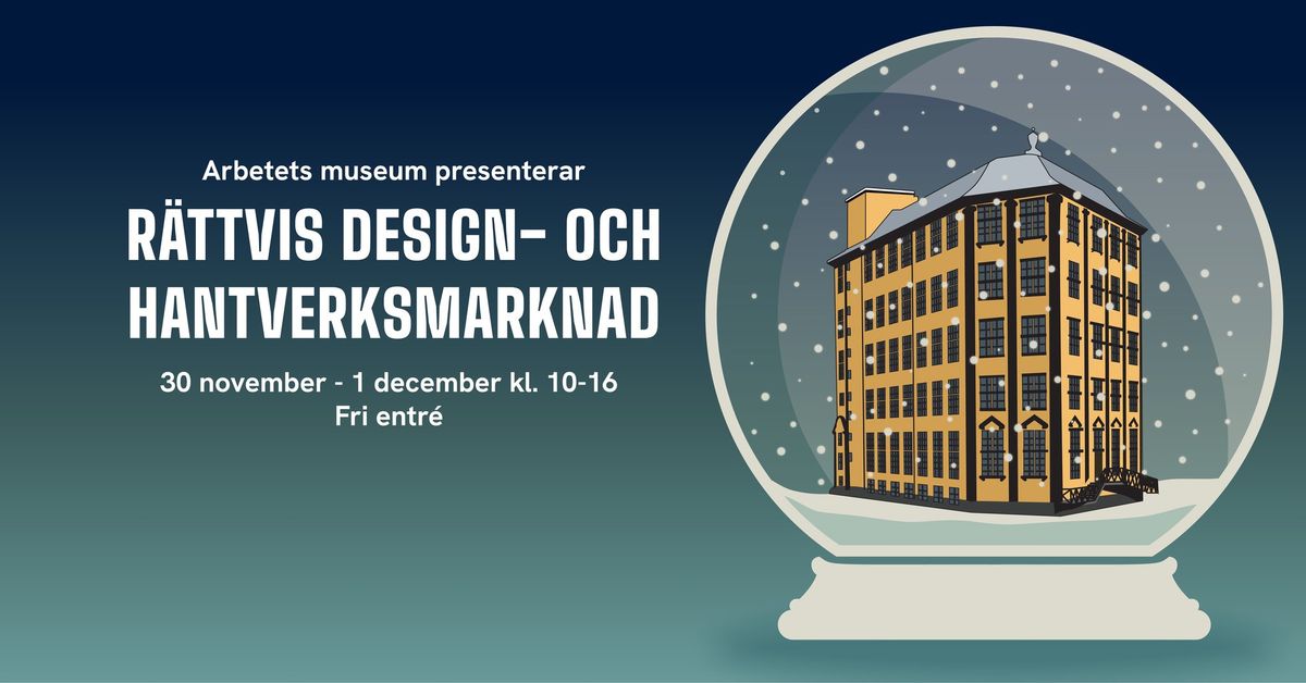 R\u00e4ttvis design- och hantverksmarknad