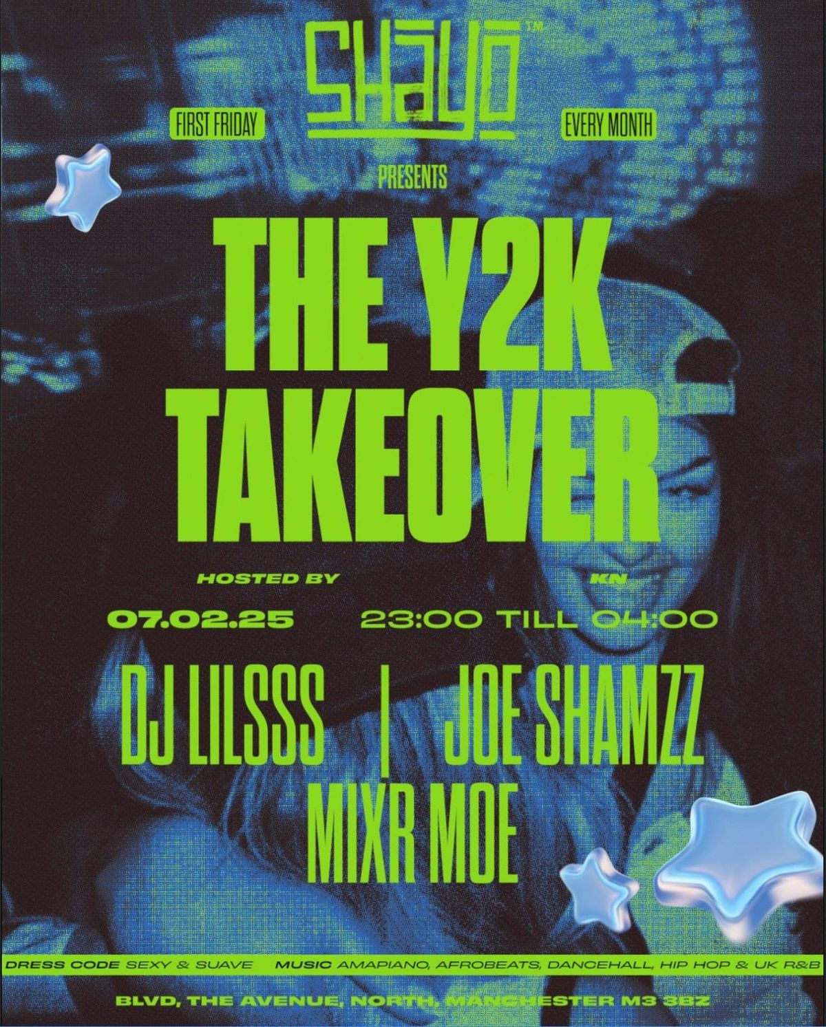 SHAYO PRESENTS: The y2k Takeover | Afrobeats \/ Dancehall \/ Hip Hop \/ R&amp;B\/ Amapiano - SHAYO Final Fridays at BLVD MCR