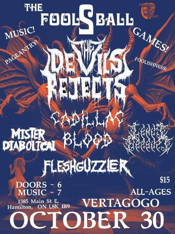 The Devil's Rejects\/ Mister Diabolical\/ Cadillac Blood\/ Fleshguzzler\/ Lemur Wetsuit @vertagogo