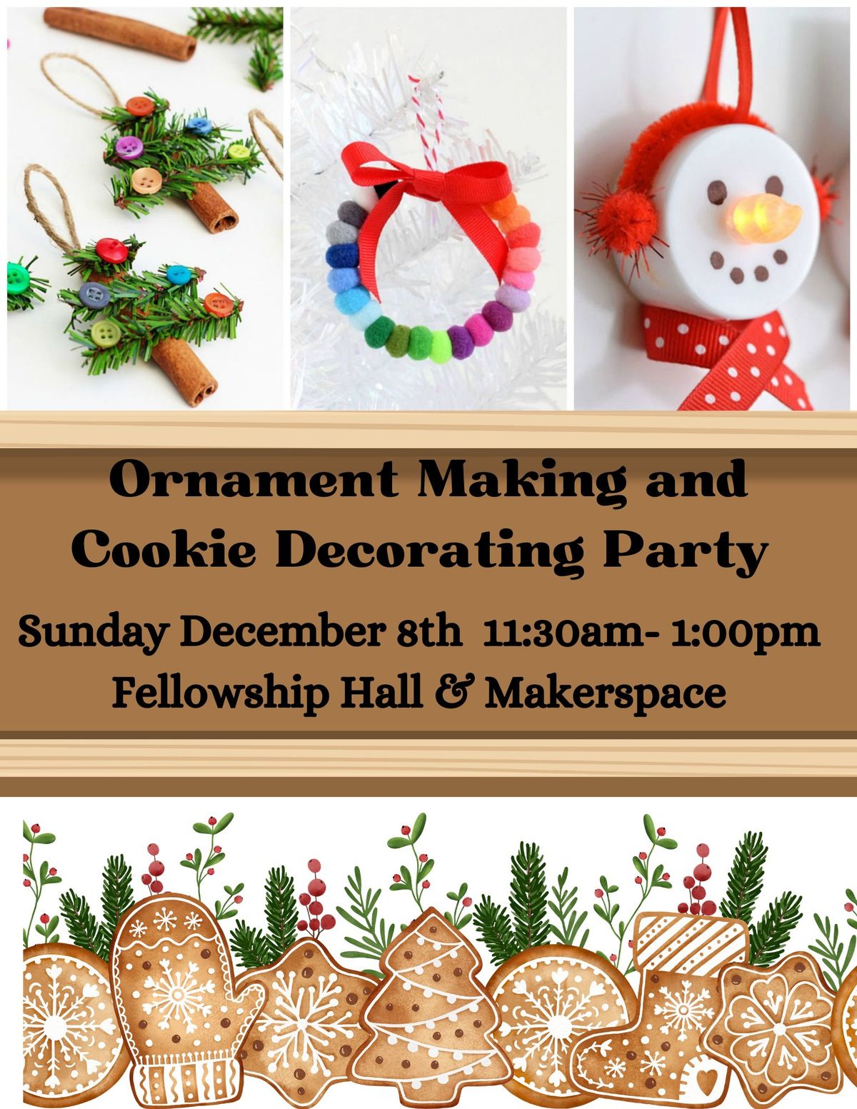 Ornament Making & Cookie Decorating Party