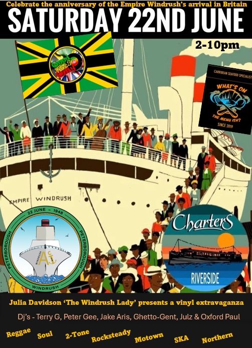 Windrush Anniversary at Charters Bar - FREE ENTRY 