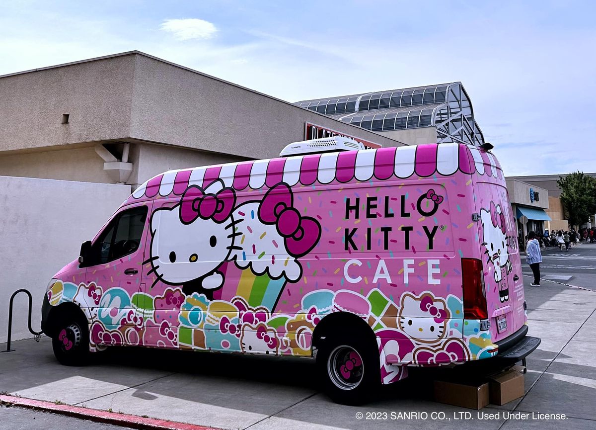 Hello Kitty Cafe Truck West - Stockton Appearance
