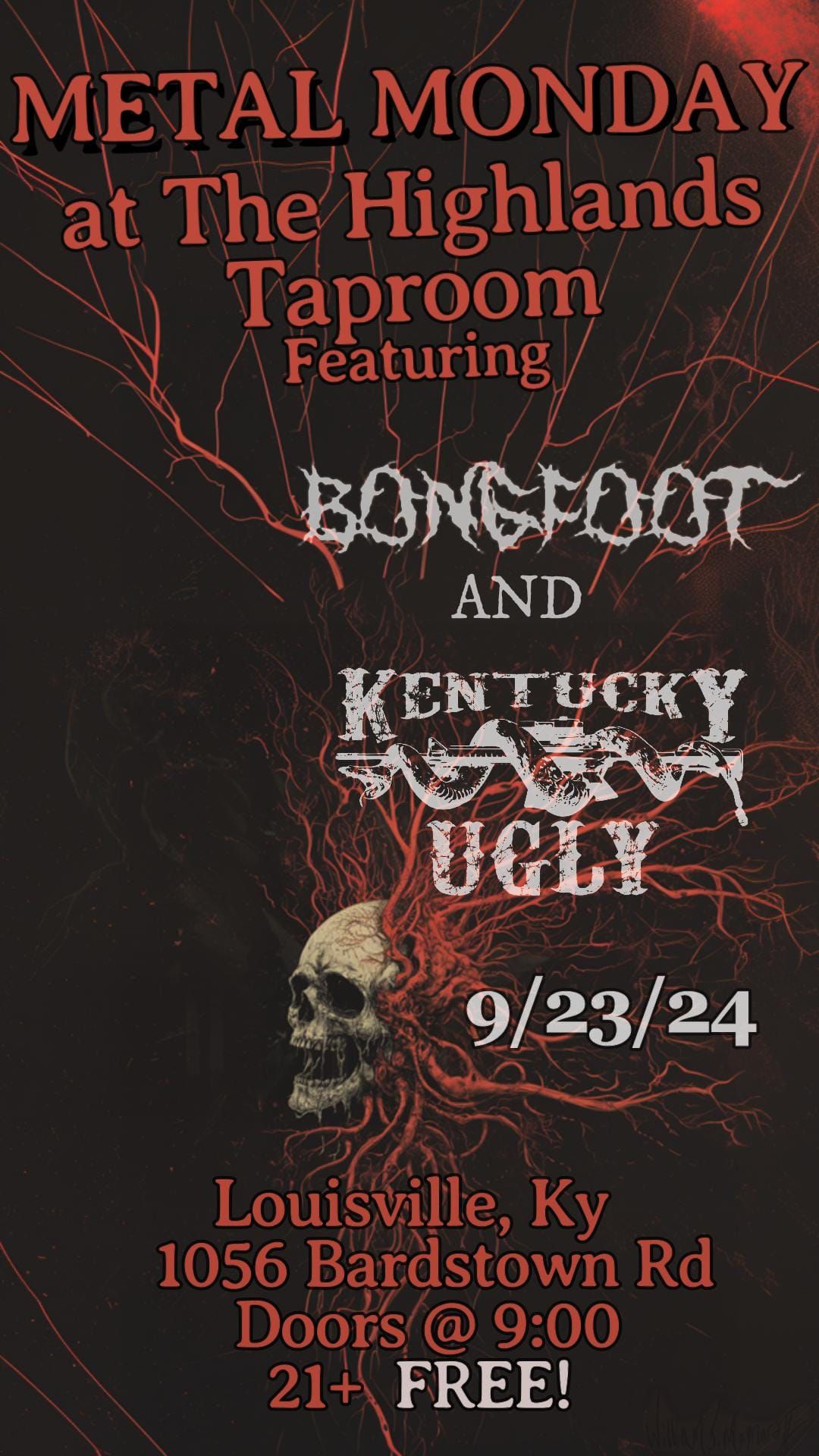 Metal Monday w\/ Bongfoot & Kentucky Ugly 