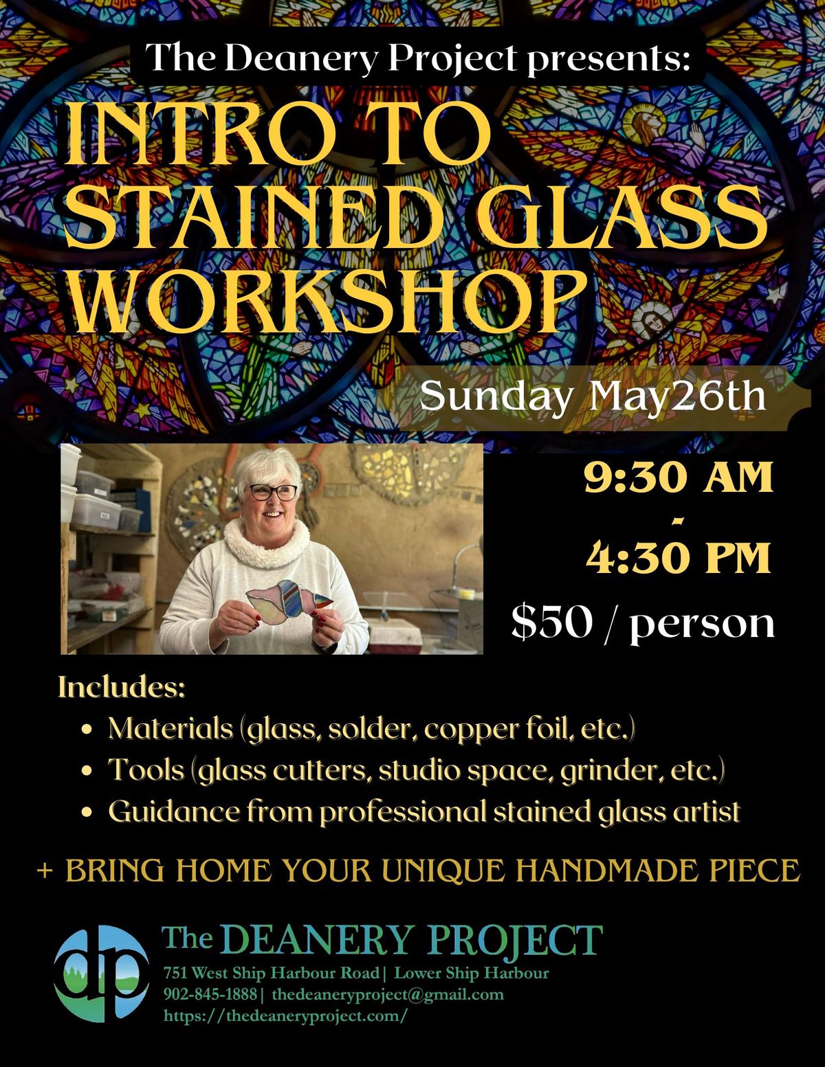 Intro to Stained Glass Workshop 