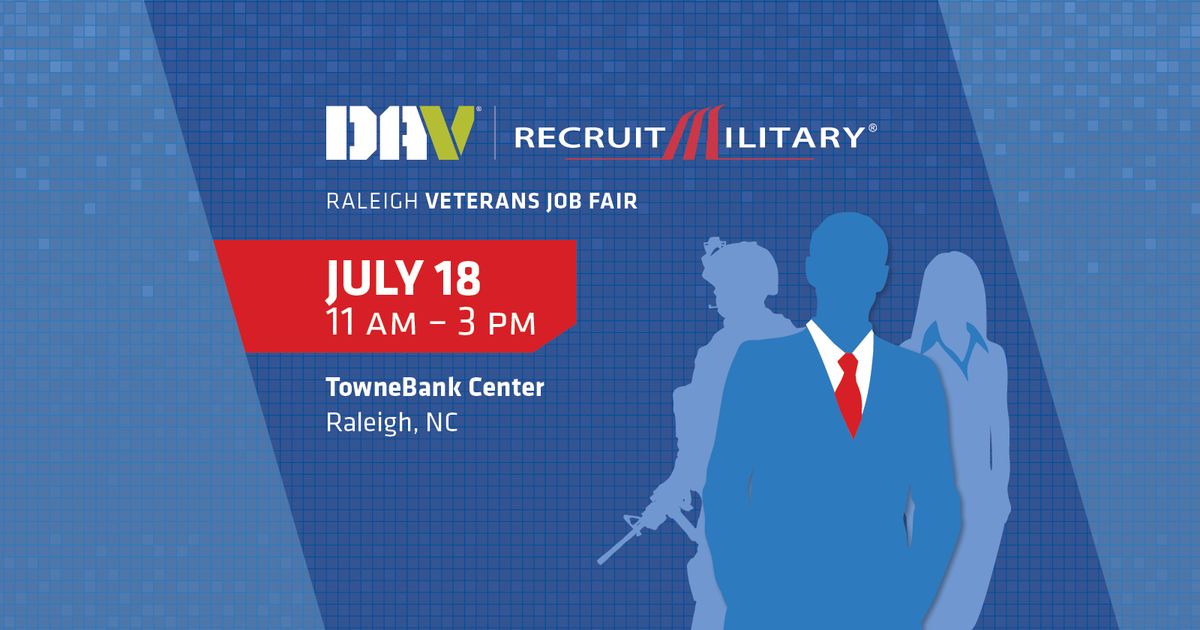 DAV | RecruitMilitary Raleigh Veterans Job Fair