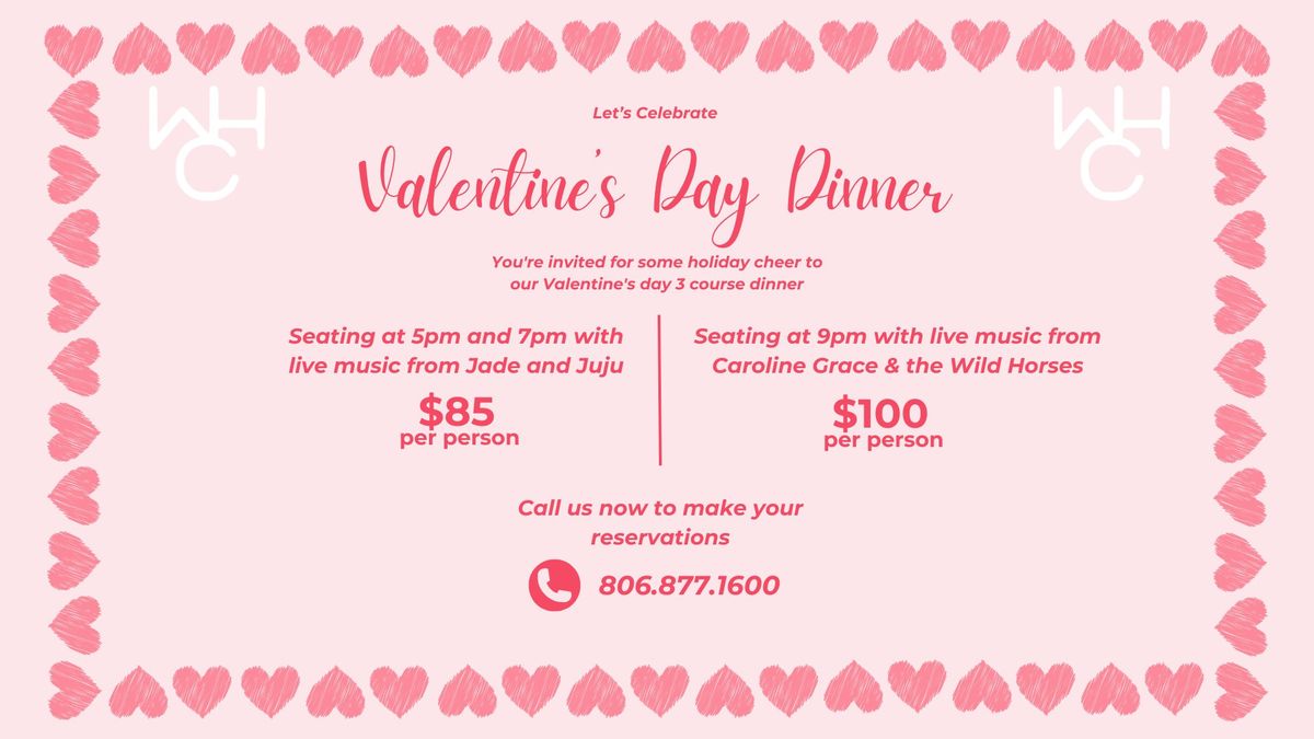 Exclusive Valentines Day Dinner