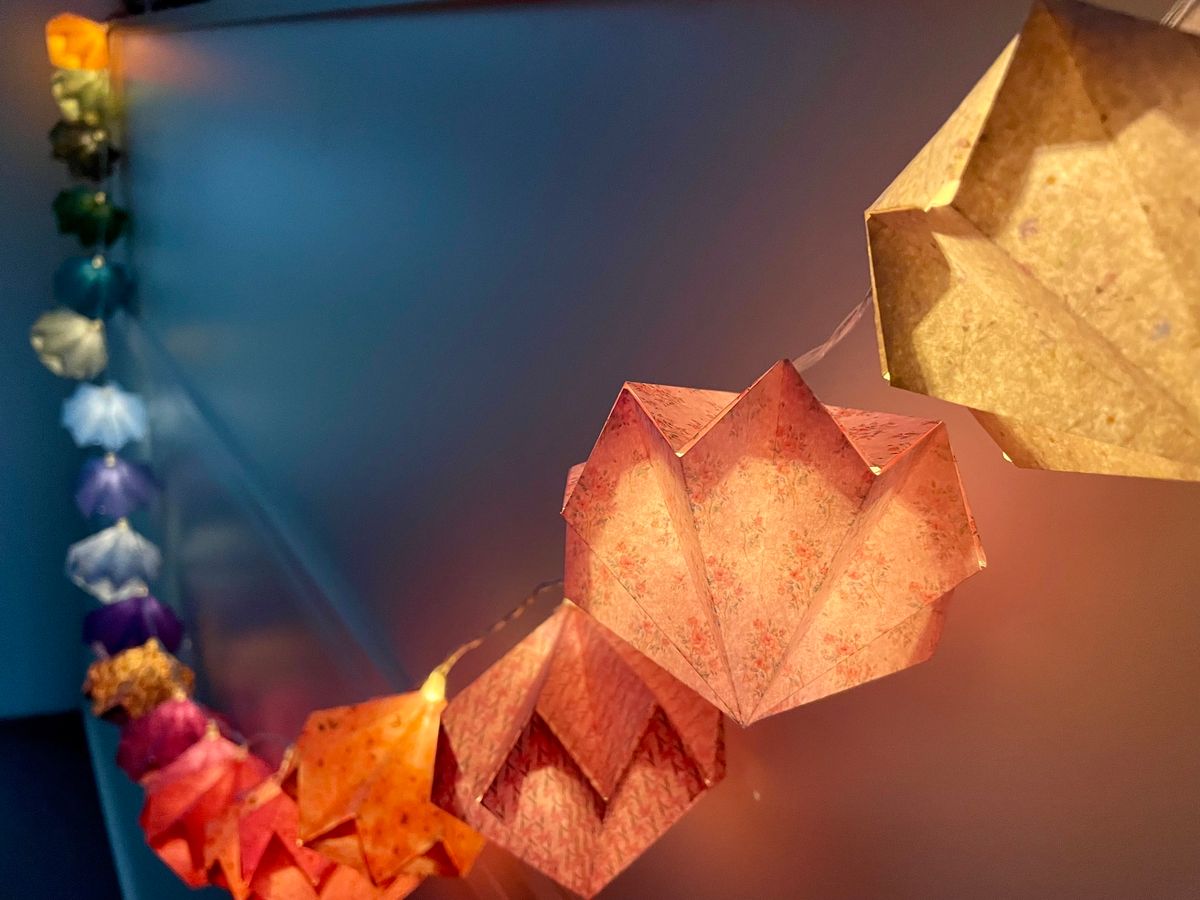 Workshop Origami Lichterkette