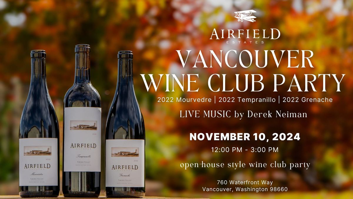 Vancouver Fall Wine Club Party