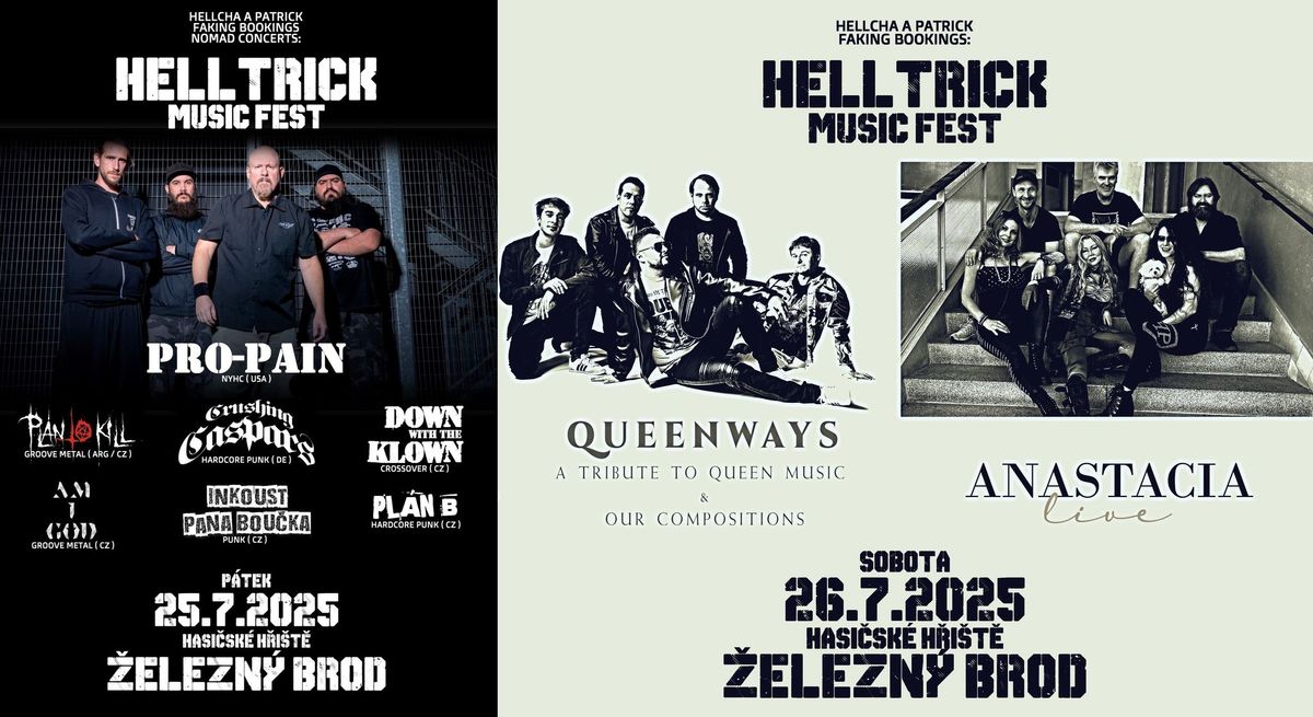 HELLTRICK MUSIC FEST | 2 DNY | 12 KAPEL | \u017dELEZN\u00dd BROD