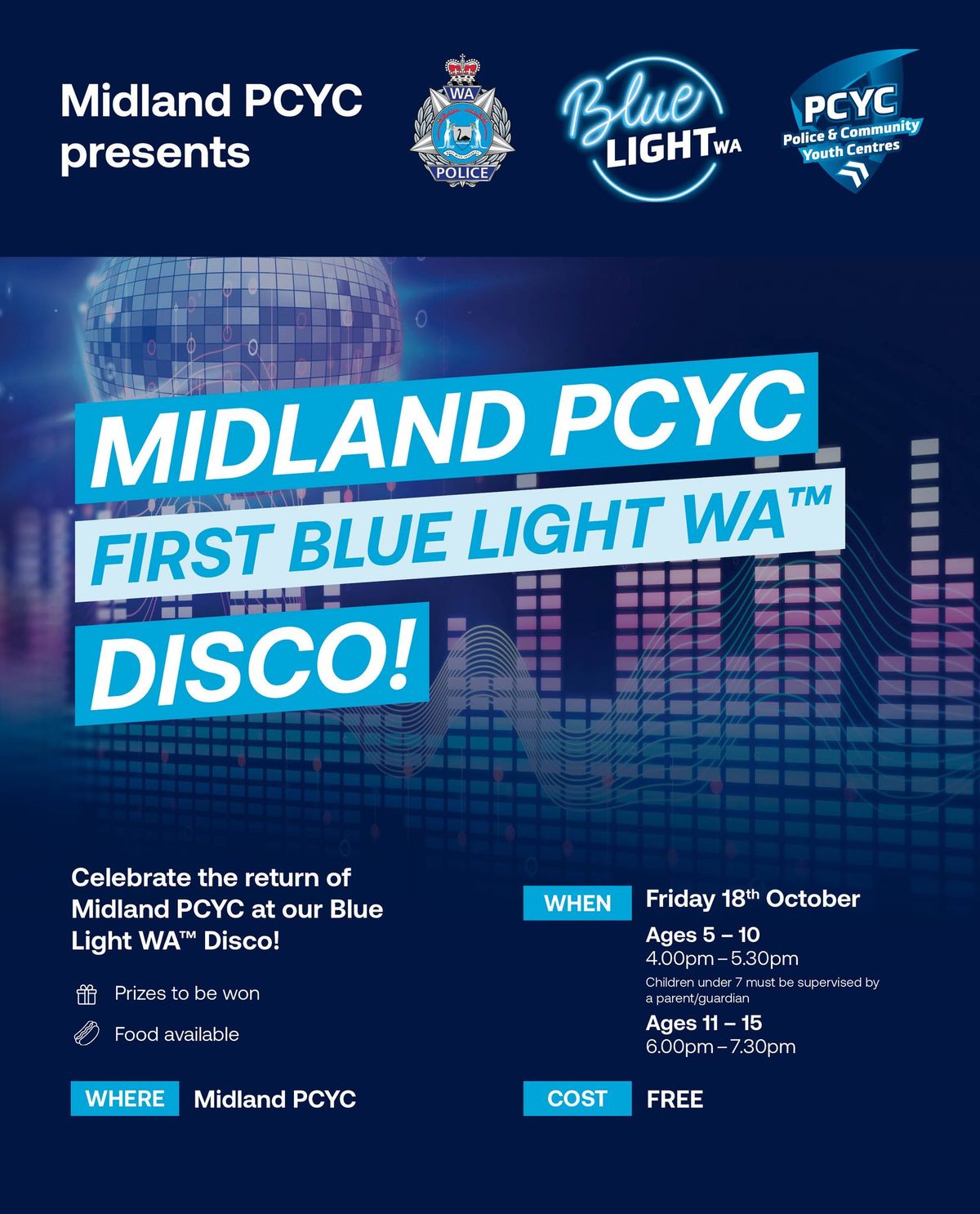 Midland PCYC - BLUE LIGHT DISCO