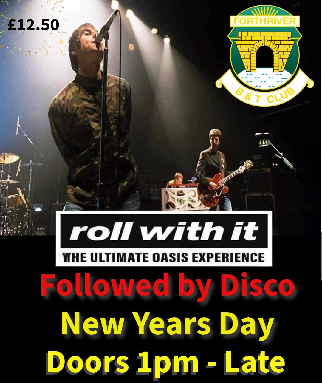 Roll With It: Oasis Tribute Band - New Year's Day Bash