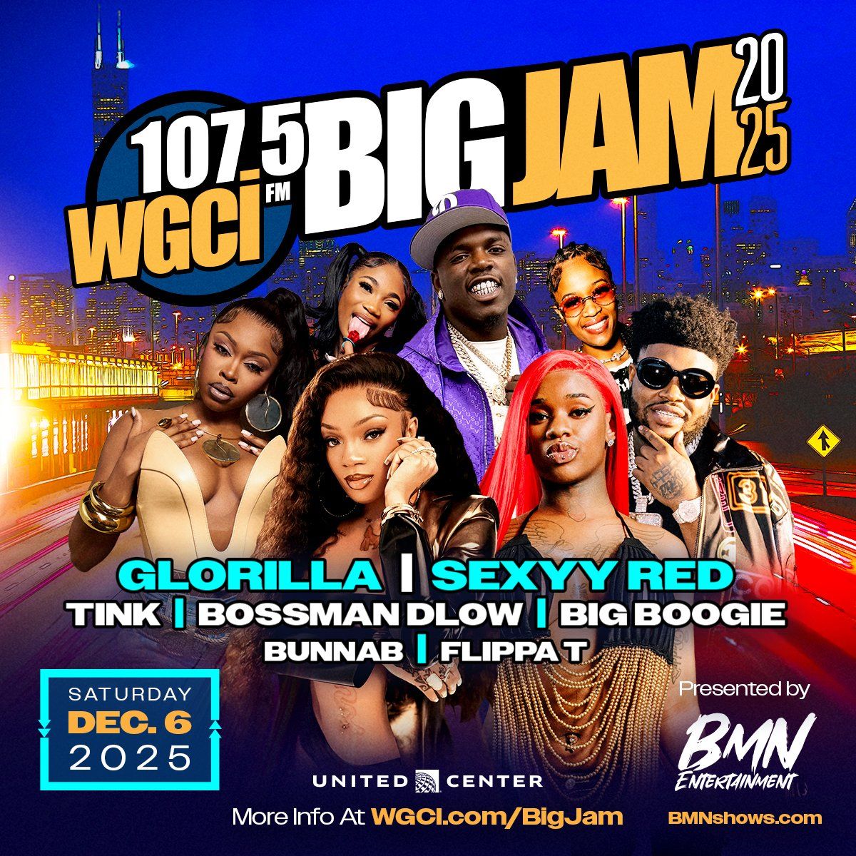 WGCI Big Jam: GloRilla  Sexyy Red  Tink  BossMan Dlow & Big Boogie