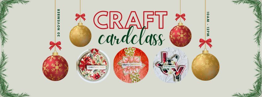 Christmas Cardmaking Class at Daisy Chain Scrapbooks