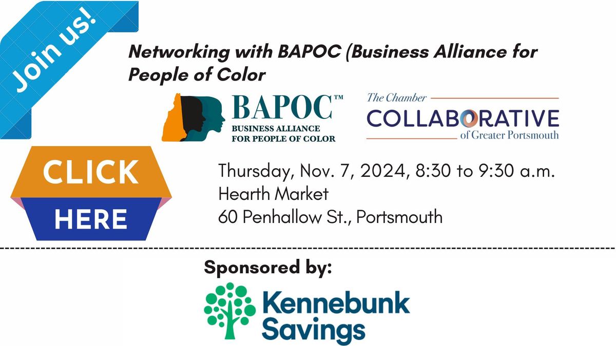 Networking with BAPOC (Business Alliance for People of Color)