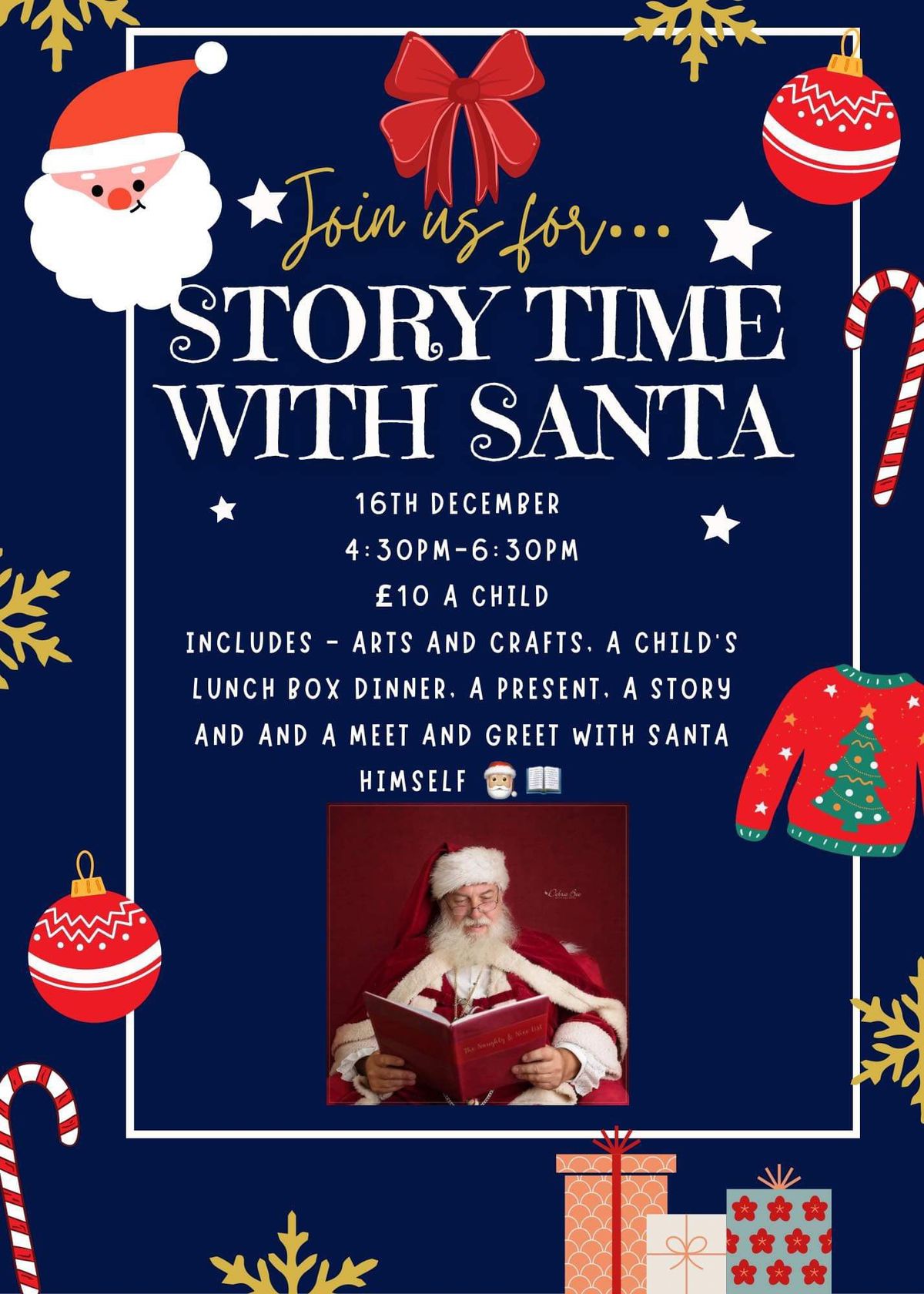 Story time with Santa \ud83c\udf85\ud83c\udffc 