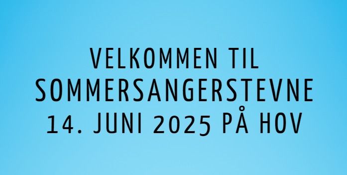 Sommersangerstevne 2025