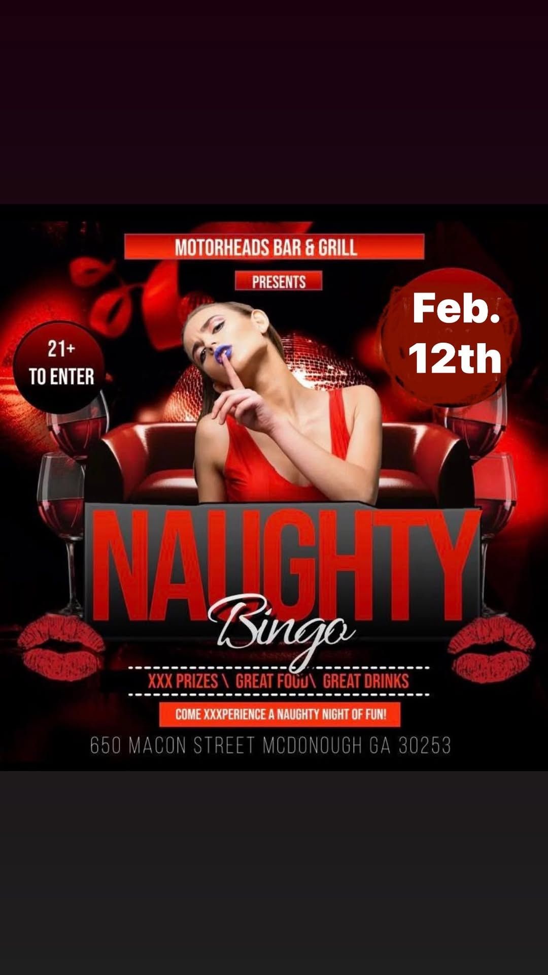 Valentines Party and Naughty Bingo \u2764\ufe0f\ud83d\ude08