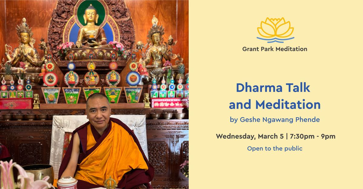 Wednesday Night Dharma Talk and Meditation