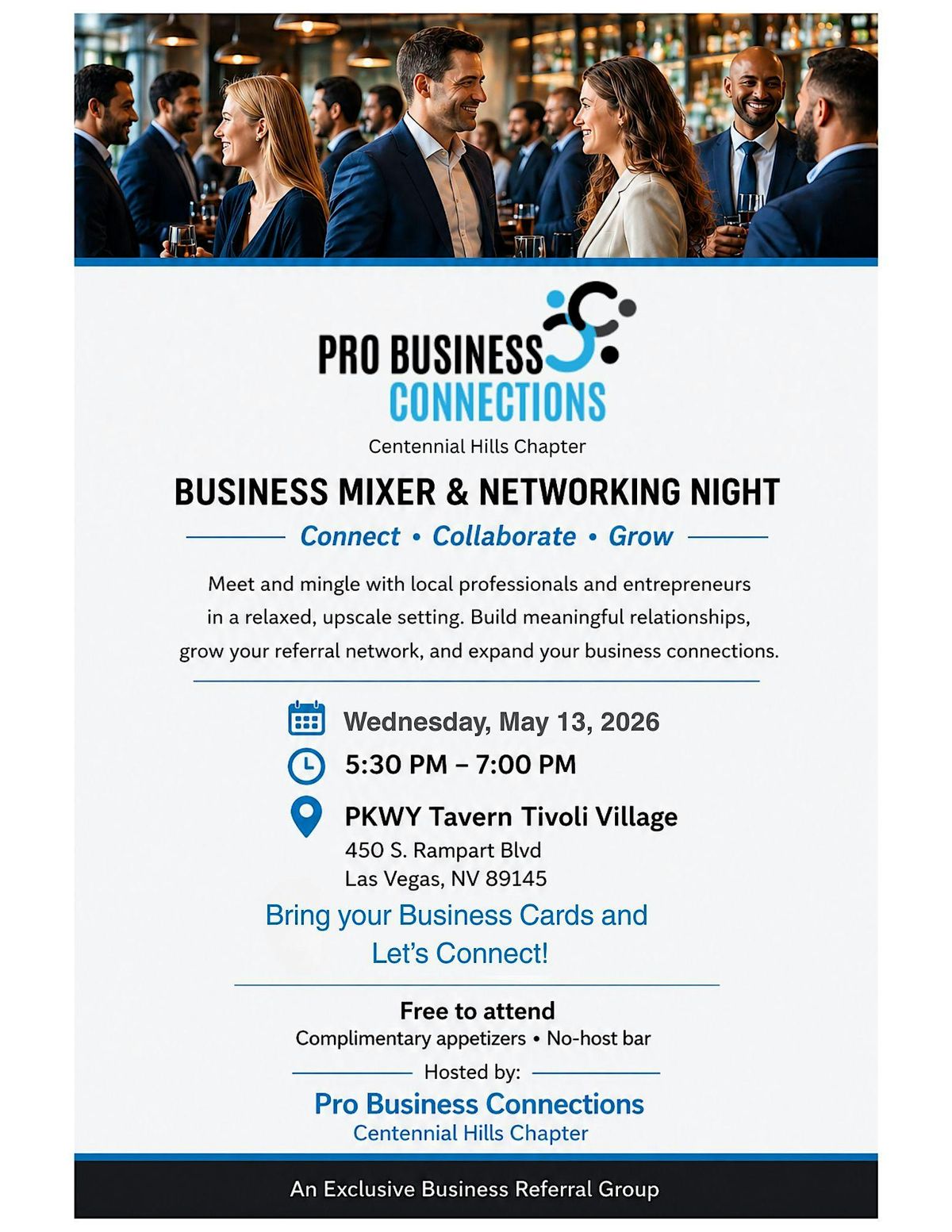 Business Mixer and Networking Night