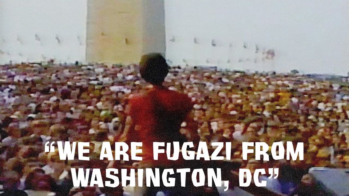 FUGAZI fan recorded live shows & archive footage with their album producer Ted Niceley at the 6pm!