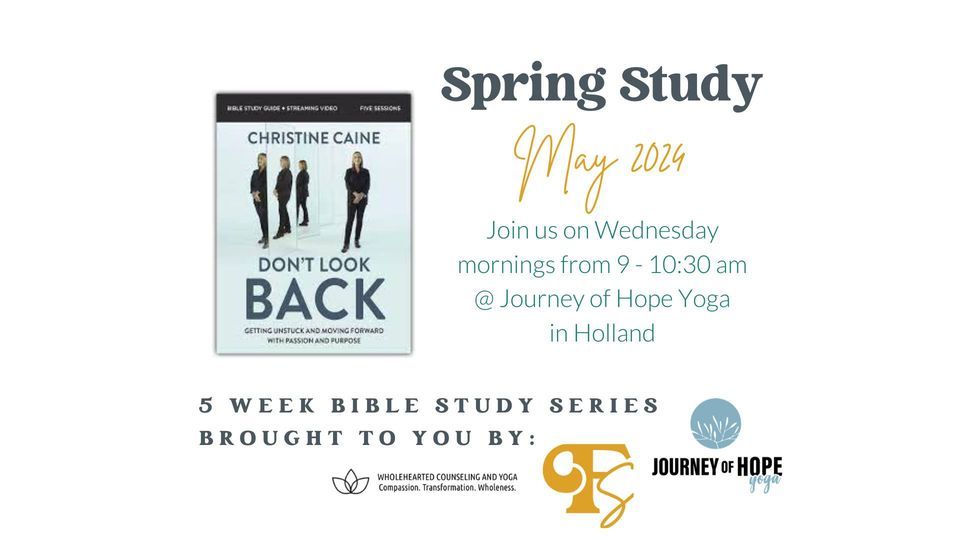 Women's Spring Bible Study: Don't Look Back