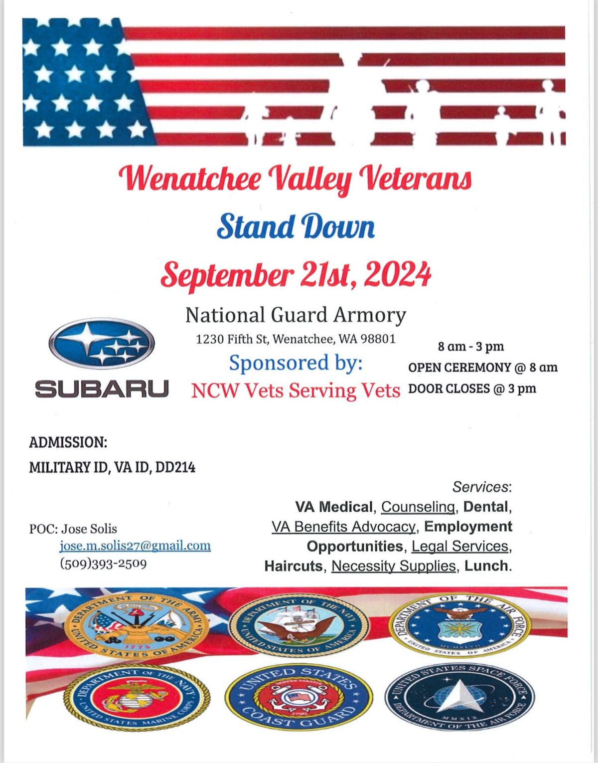 Wenatchee Valley Veteran\u2019s Stand Down