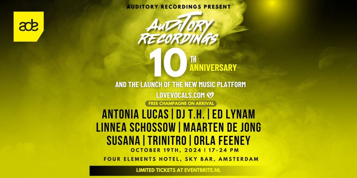 Auditory Recordings 10th Anniversary Celebration