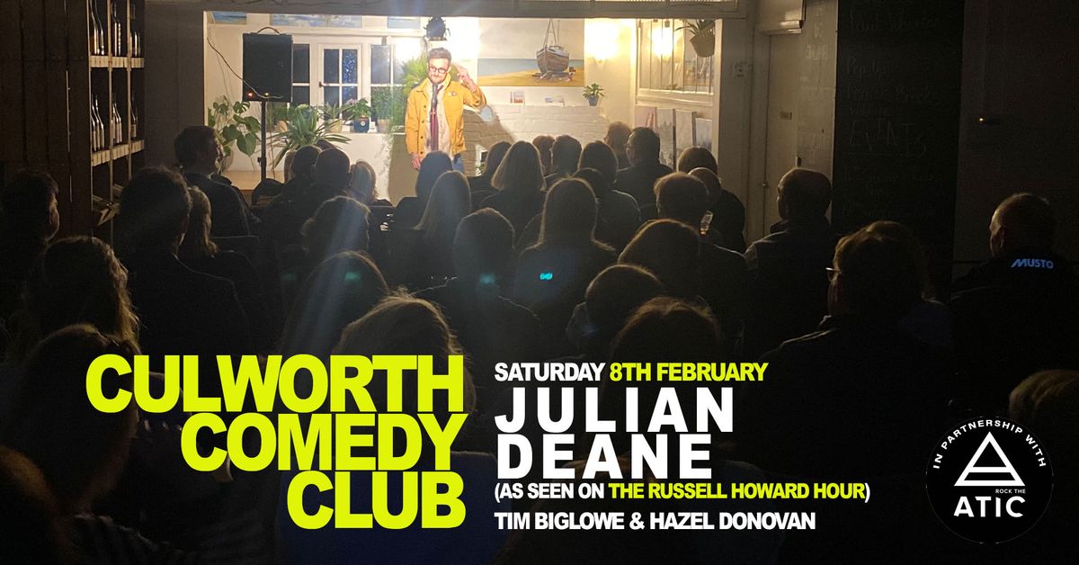 STAND UP COMEDY - 8TH FEBRUARY - CULWORTH