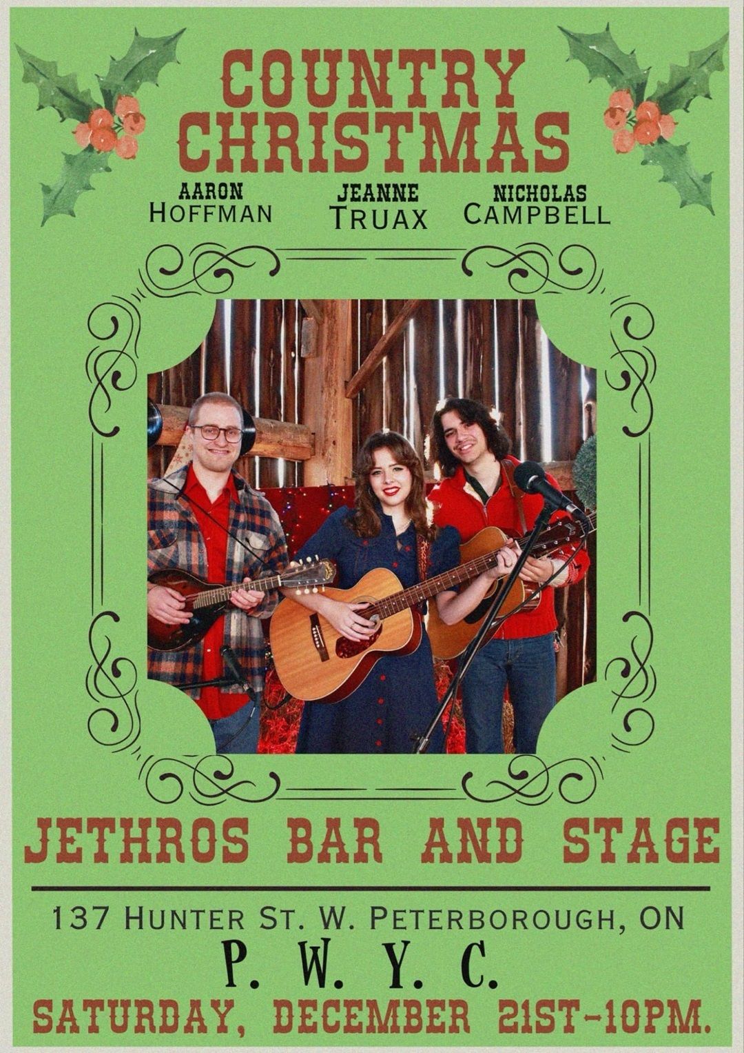 Nicholas Campbell, Jeanne Truax & Aaron Hoffman's Country Christmas