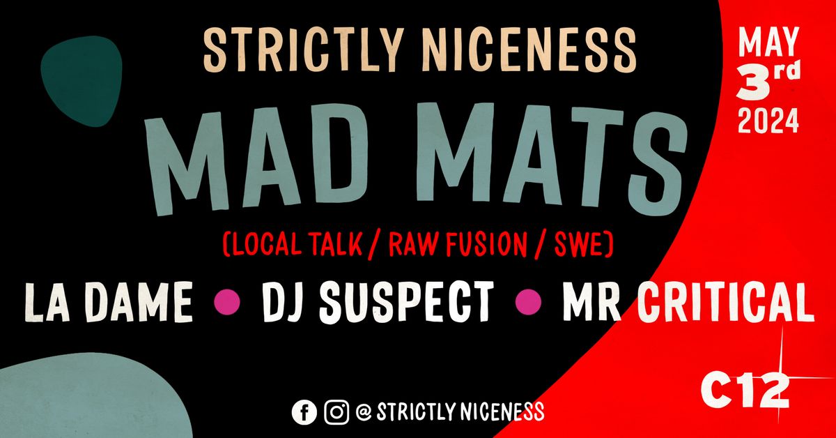 Strictly Niceness & C12 Welcome Mad Mats (Raw Fusion \/ Local Talk \/ Swe)
