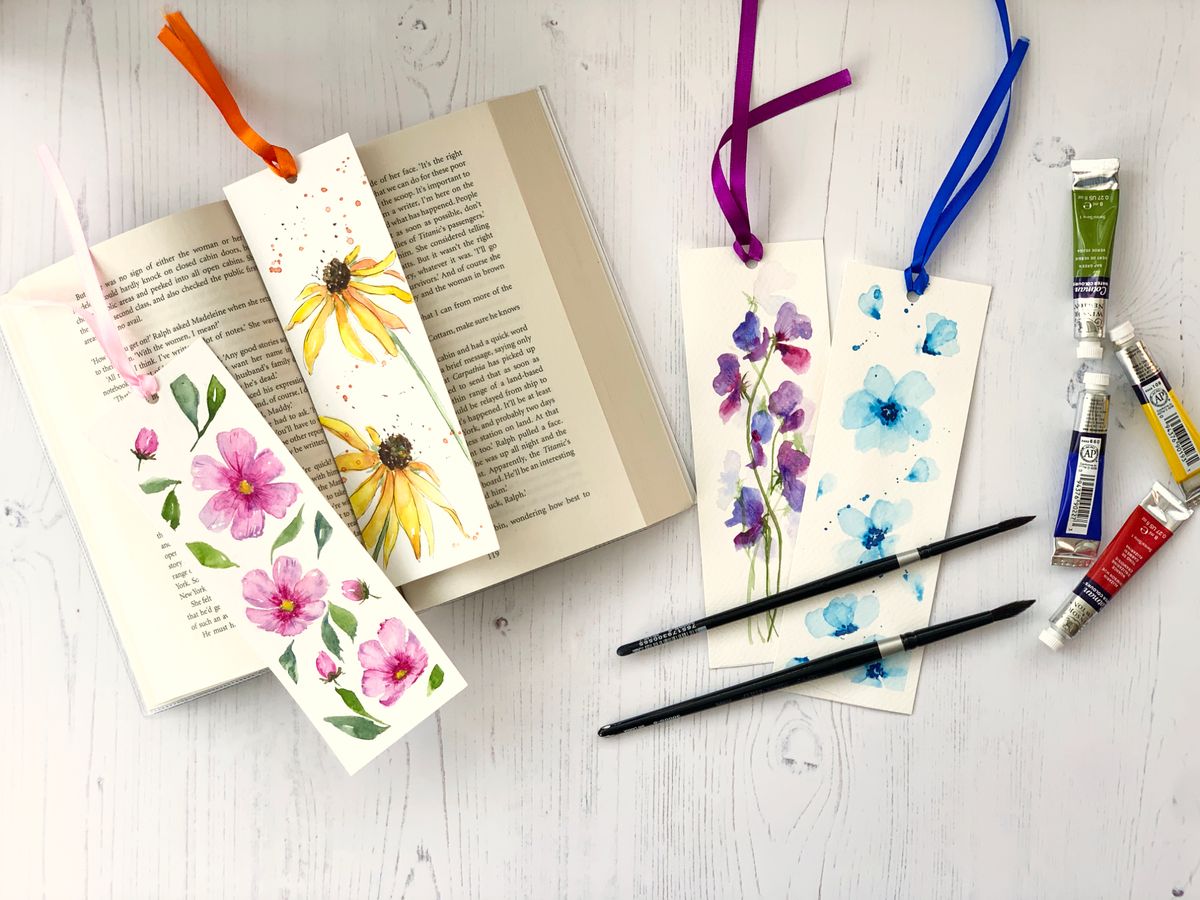 Floral Watercolour Workshop at Whittlesey Library