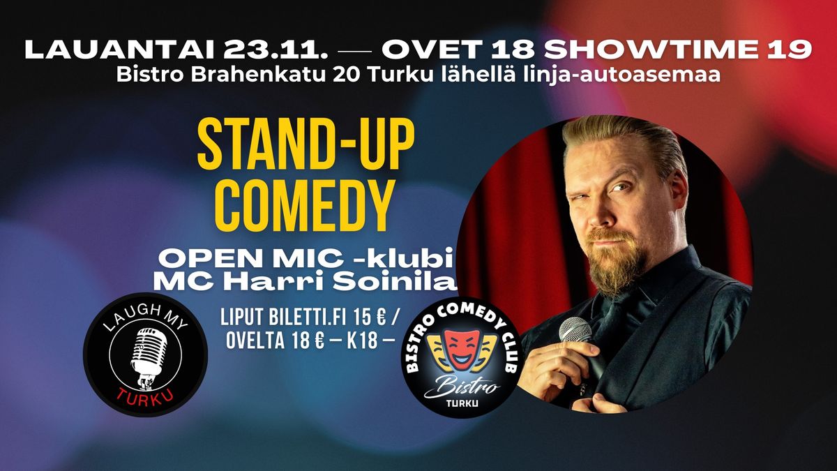 Bistron Stand Up -klubi - Harri Soinila ja yst\u00e4v\u00e4t