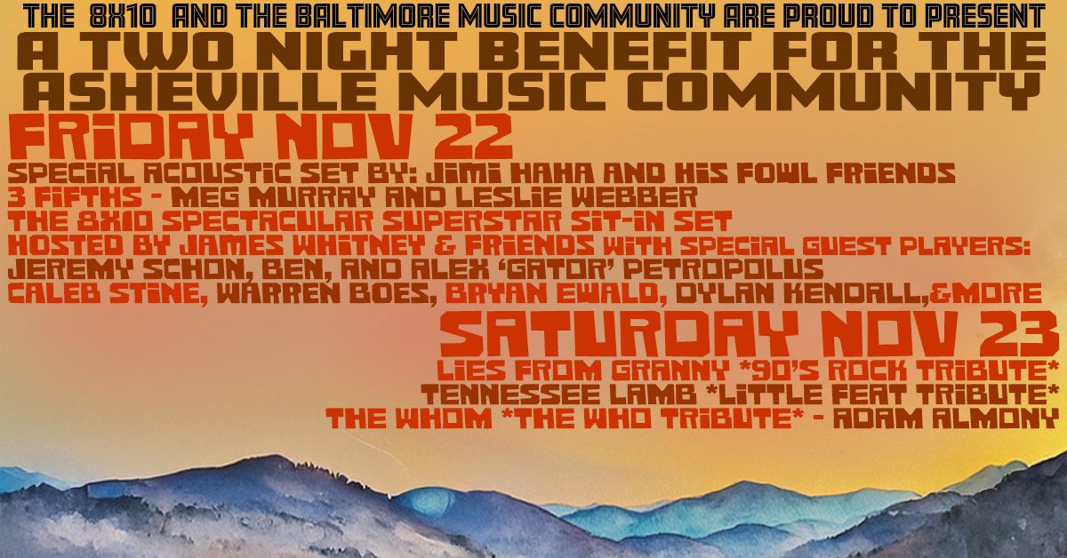 Asheville Music Community Benefit Night 1