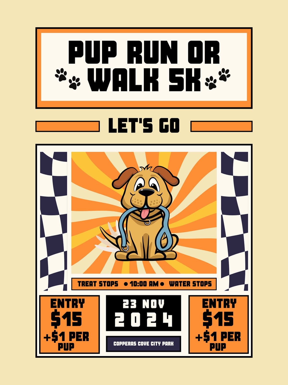 Cove Pup Run or Walk 5k