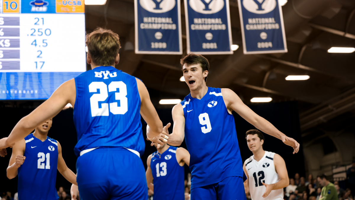 UC Santa Barbara Gauchos at BYU Cougars Mens Volleyball