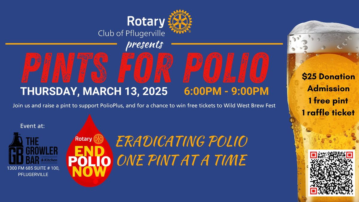 Pints for Polio