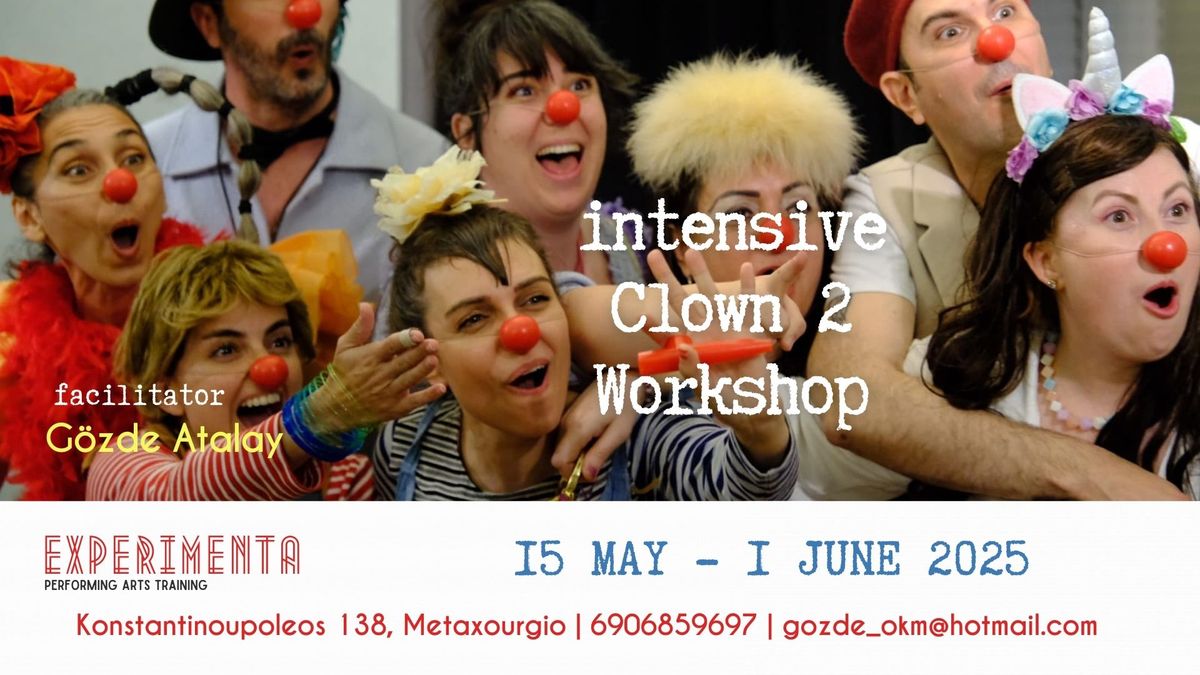 Intensive Clown 2 Workshop