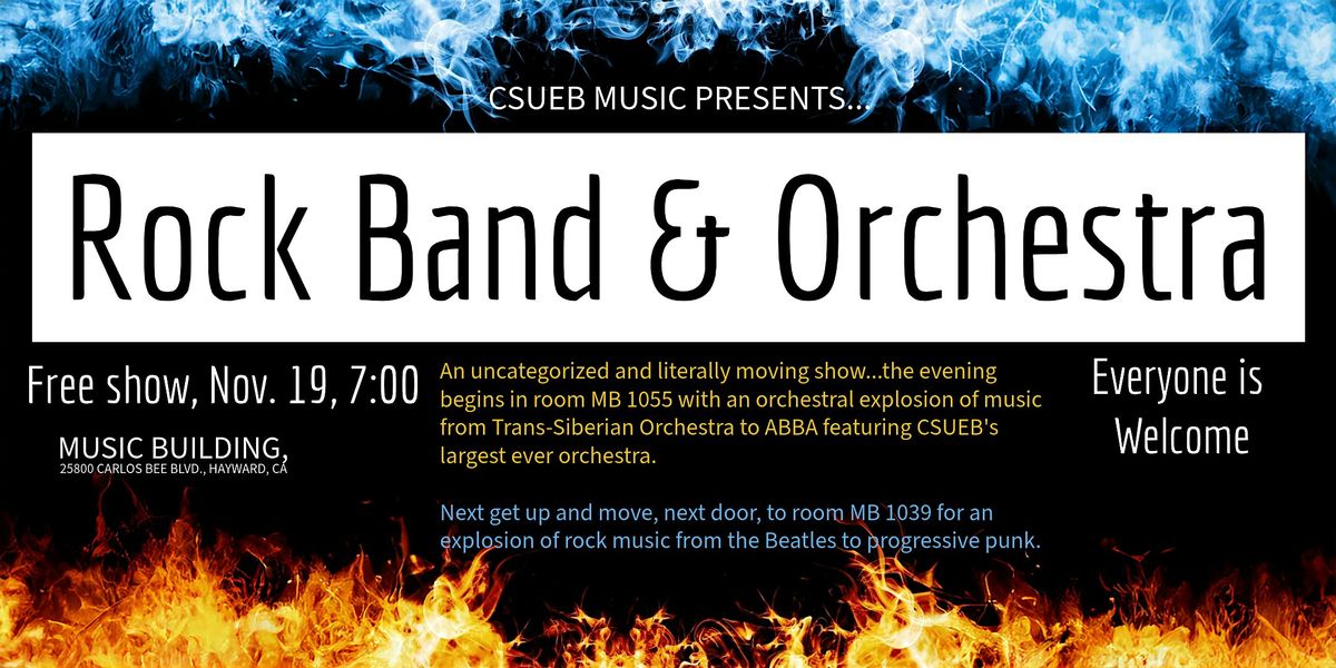 Cal State East Bay Rock and Orchestra Concert