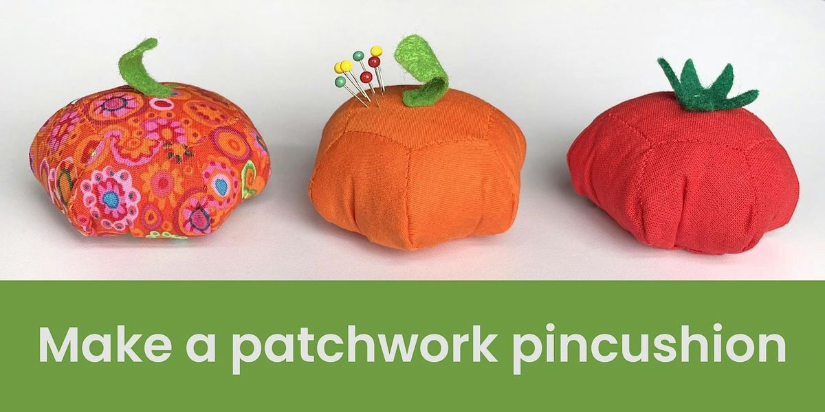 Make a patchwork pincushion