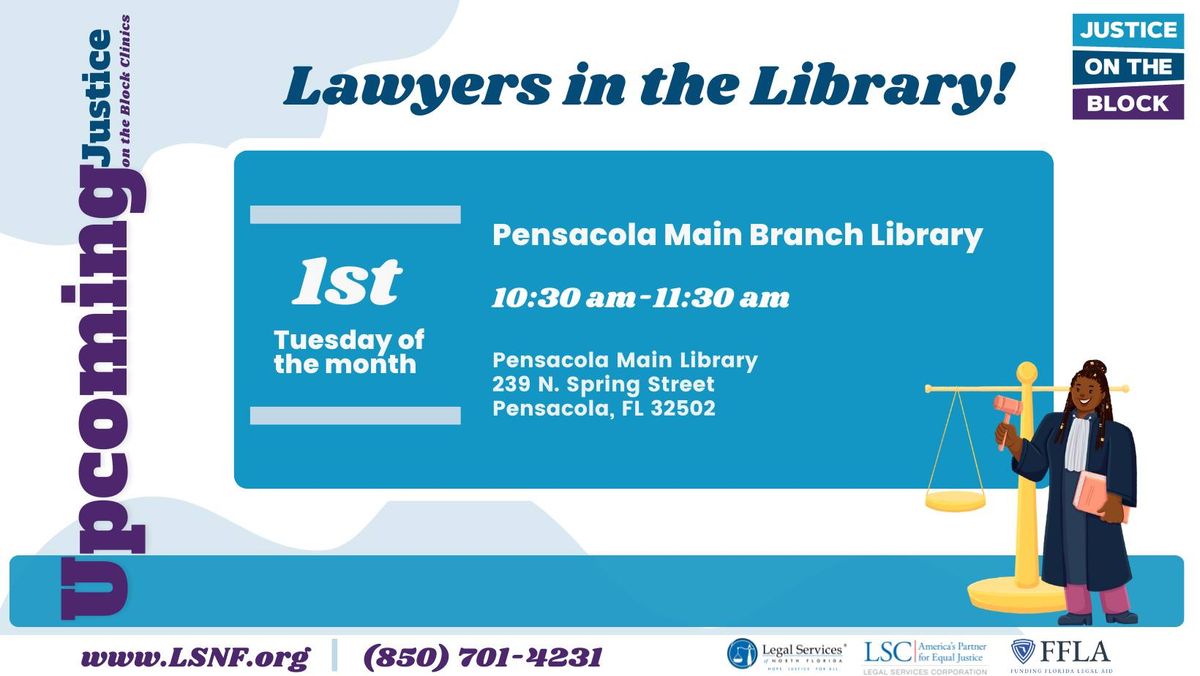 Lawyers in the Library: Pensacola Main Branch