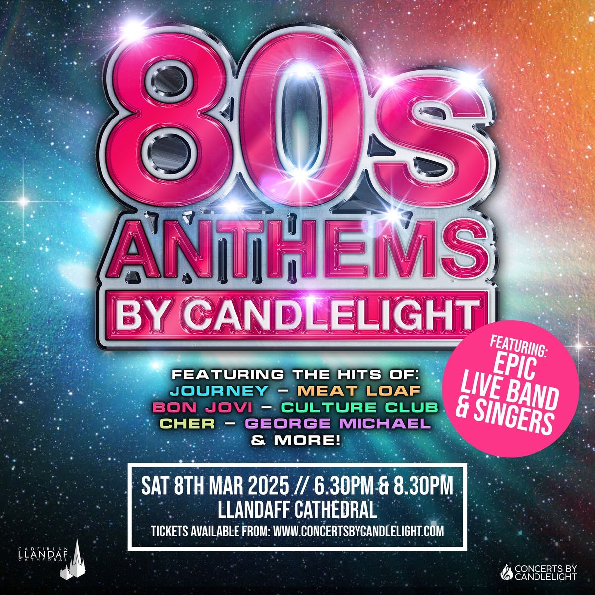 80s Anthems By Candlelight at Llandaff Cathedral 