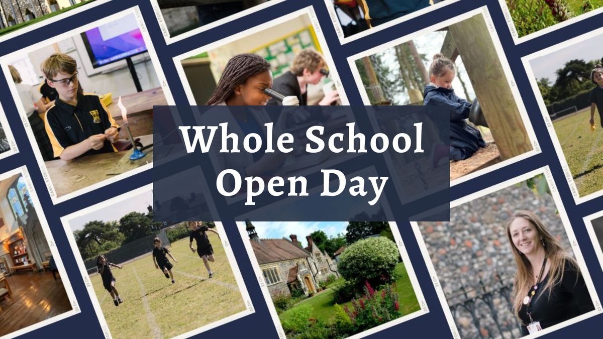 Whole School Open Day