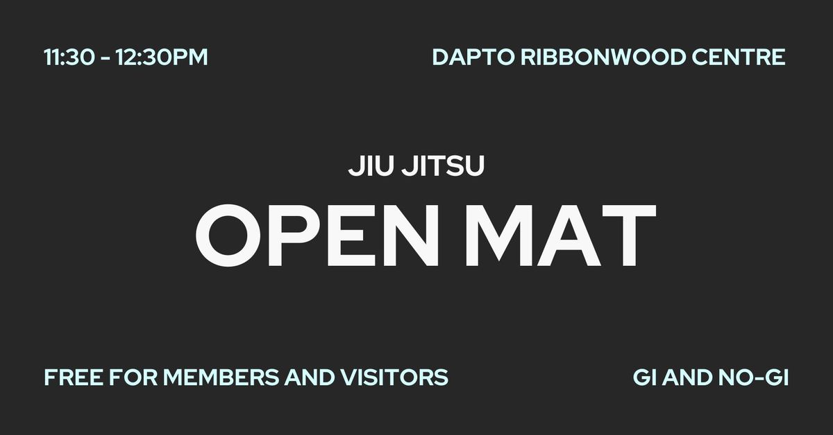 Jiu Jitsu Open Mat