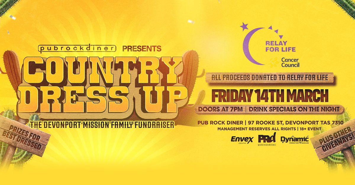 Country 'Dress Up' Fundraiser | Pub Rock Diner